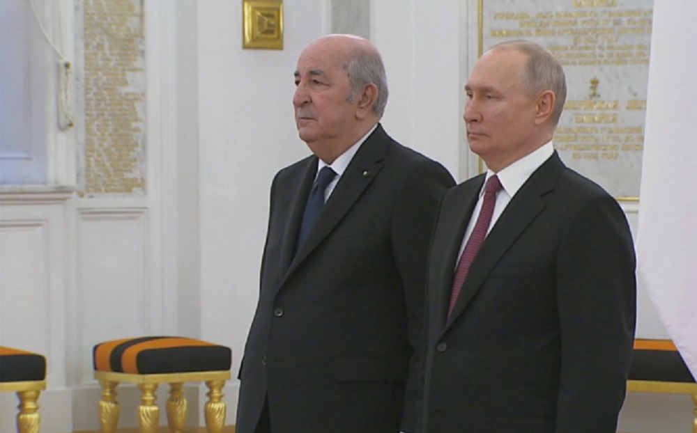 الرئيسان بوتين وتبون يوقعان “إعلان الشراكة العميقة” بين روسيا والجزائر