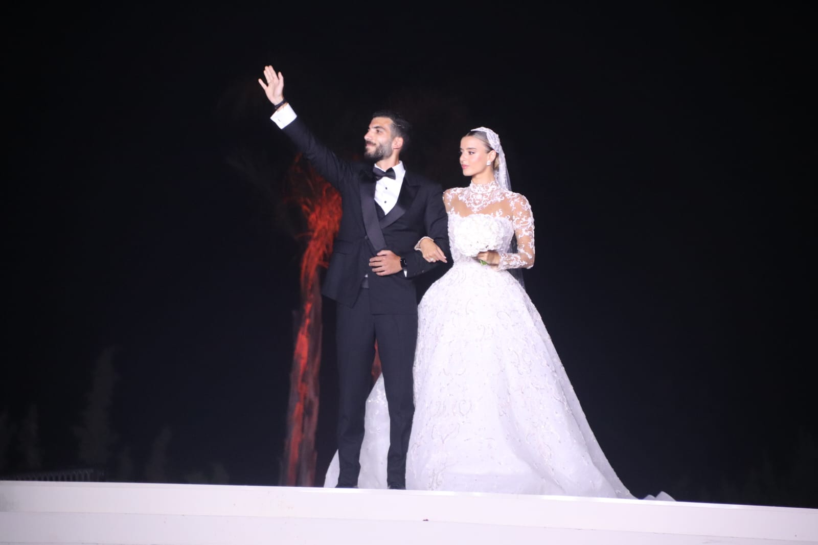 بالصور: حفل زفاف أحمد مرعي أبو مرعي ولين غسان عبد الجواد في "أبو مرعي هيلز"