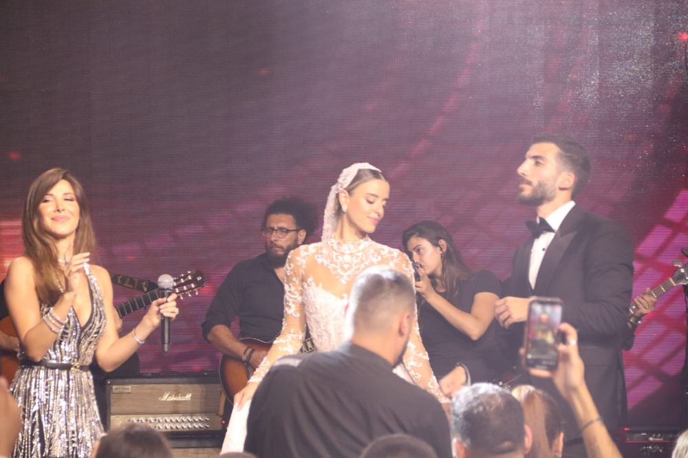 بالصور: حفل زفاف أحمد مرعي أبو مرعي ولين غسان عبد الجواد في "أبو مرعي هيلز"