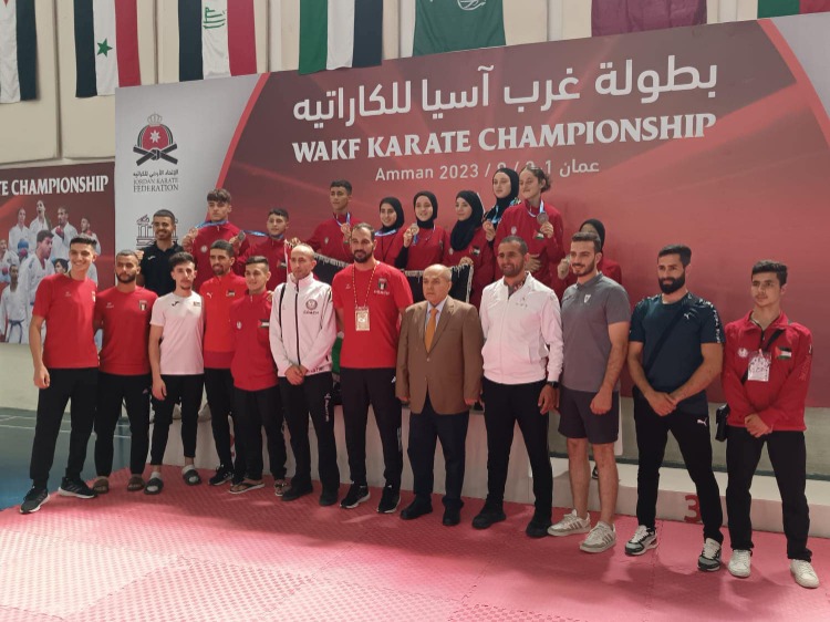 فلسطين تحقق 11 ميدالية في بطولة غرب آسيا للكاراتيه للفئات العمرية