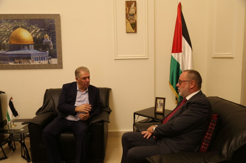 السفير دبور يلتقي السفير النروجي في لبنان