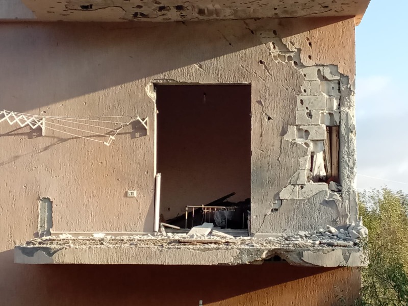 بالصور: منازل متضررة في الجنوب جرّاء القصف