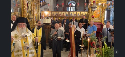 صلاة على ارواح الشهداء في غزة ومن اجل السلام من كنيسة القيامة وكافة كنائس الاراضي المقدسة