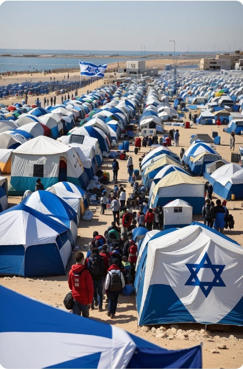 خيام للمحتلين الإسرائيليين