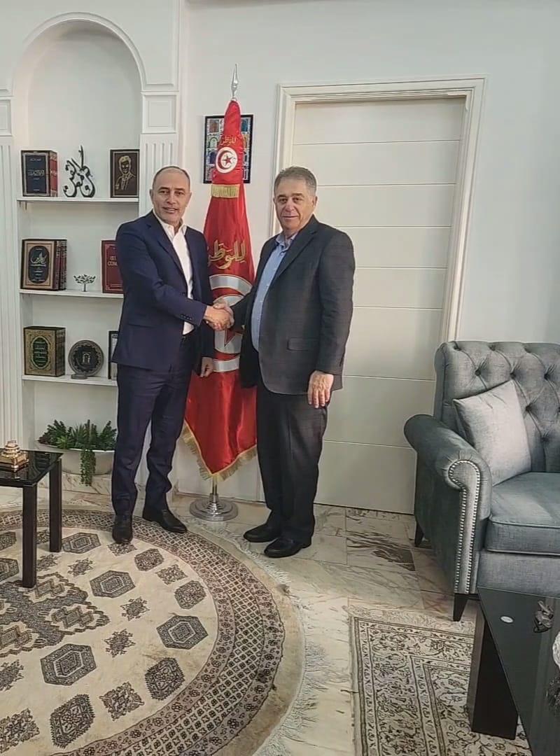 السفير التونسي يستقبل السفير اشرف دبور