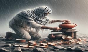 غزة تتعرض للجوع / صور باستخدام الذكاء الاصطناعي ماهر الحاج