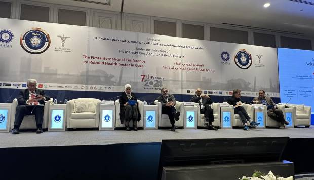 افتتاح مؤتمر دولي في الأردن لإعادة إعمار القطاع الصحي في غزة