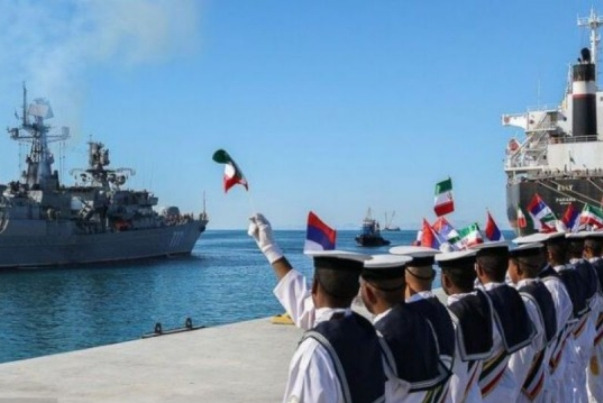 بالفيديو - روسيا والصين وإيران تبدأ مناورة "حزام الأمن البحري 2024"