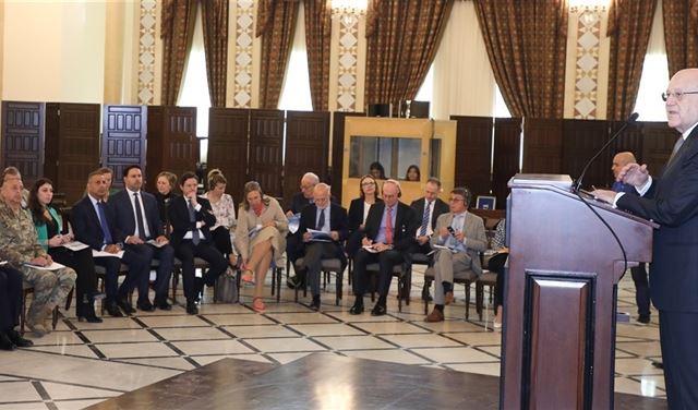 لقاءُ للرئيس ميقاتي مع السفراء المعتمدين في لبنان والمنظمات الدولية