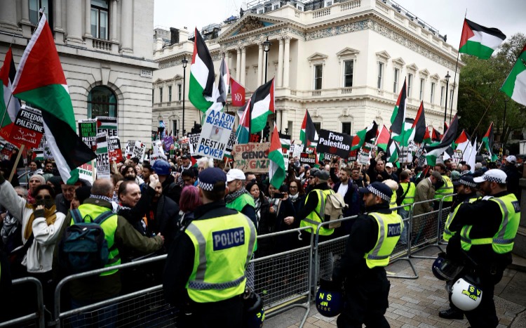 تظاهرات في مدن وعواصم عالمية وعربية تنديدا بالعدوان الإسرائيلي المتواصل على قطاع غزة
