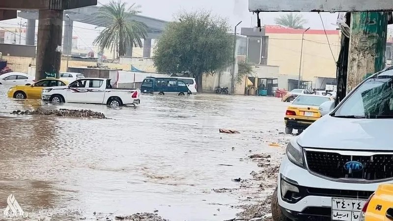 بالفيديو - سيول وأمطار غزيرة تجتاح العراق!
