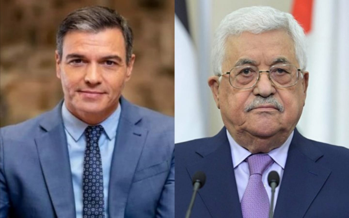 الرئيس عباس يجري اتصالا هاتفيا مع رئيس الوزراء الإسباني