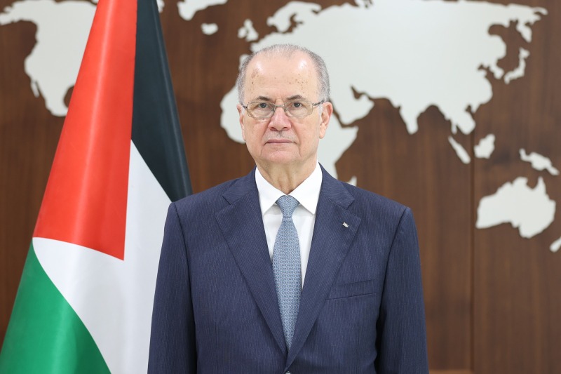 رئيس الوزراء الفلسطيني د. مصطفى  يبحث مع وزير الخارجية السعودي جهود وقف العدوان على شعبنا