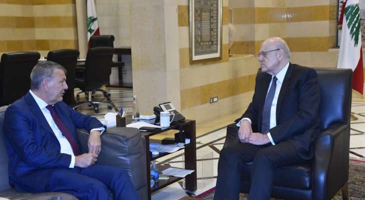 لازاريني التقى الرئيس ميقاتي: من المعيب وصف منظمة "الاونروا" بـ"الارهابية" ويعتبر امراً غير مسبوق