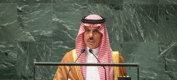 وزير الخارجية السعودي: على "إسرائيل" قبول أنه لا وجود لها دون إقامة دولة فلسطينية