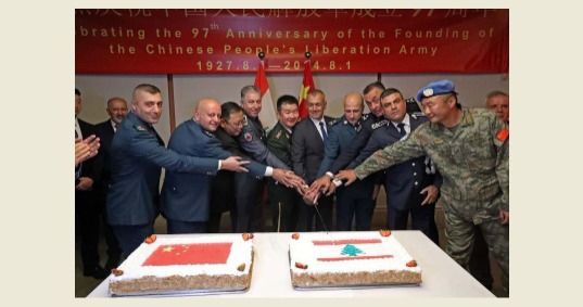 سفارة الصين احيت الذكرى الـ 97 لتأسيس الجيش