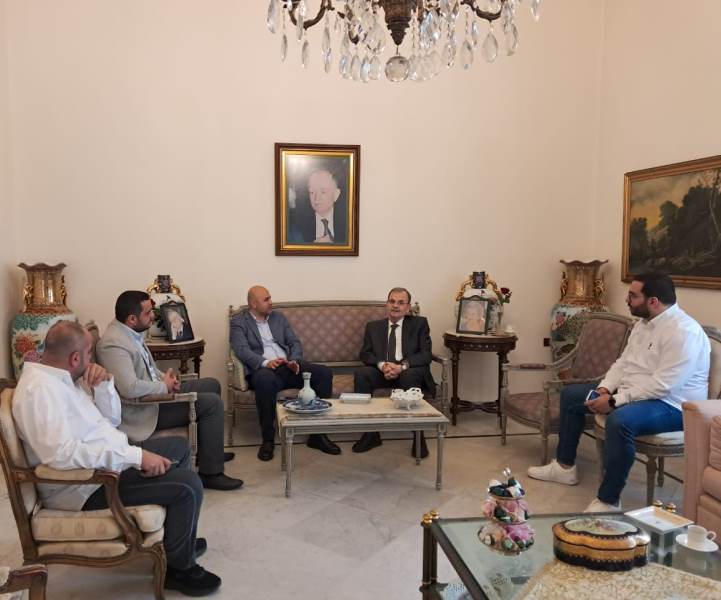 البزري يستقبل الرئيس الجديد لشعبة المعلومات في صيدا