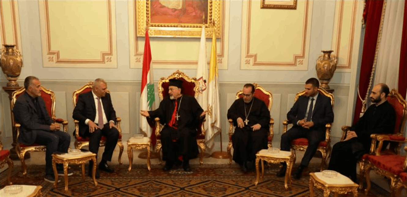 اللواء شقير يزور البطريرك يونان للتعارف