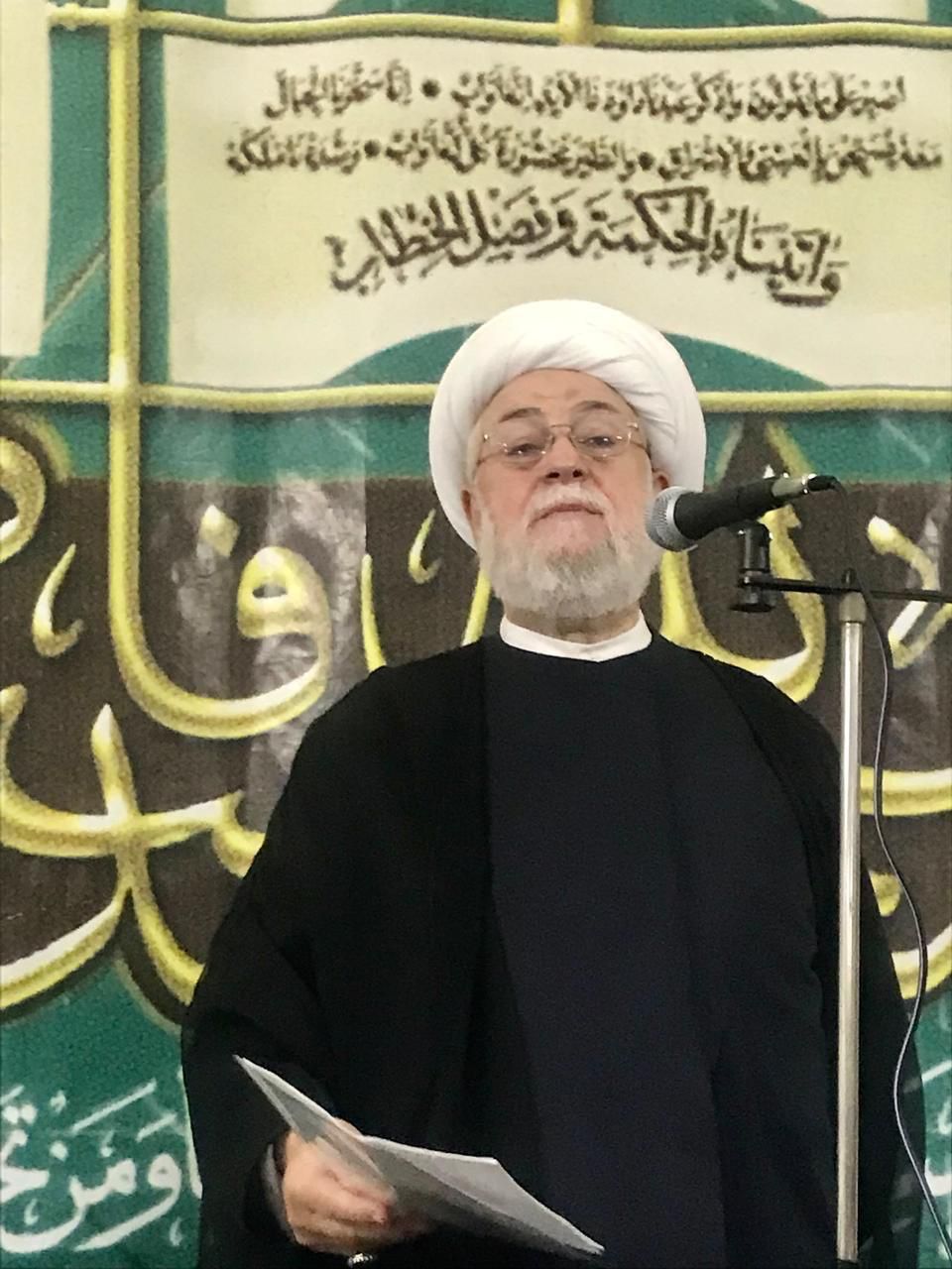 المفتي عسيران يؤكد على الوحدة والتلاقي خلال إحياء مجالس عاشوراء