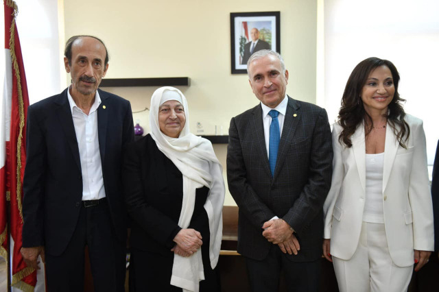 بهية الحريري تزور اتحاد بلديات جزين وتقدم التهاني لرومانوس ونخلة والأعضاء