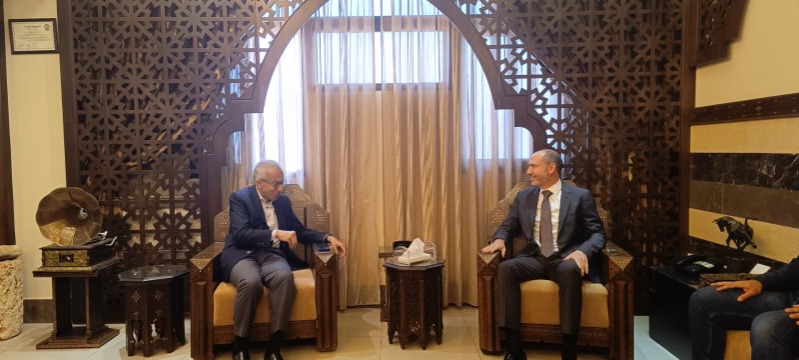 البساط وابوحيدر وصلا الى سرايا صيدا استكمالاً لجولتهما الجنوبية