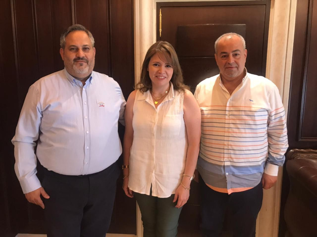 عامر معطي يستقبل آية البلولي ويشددان على التعاون لخدمة المدينة