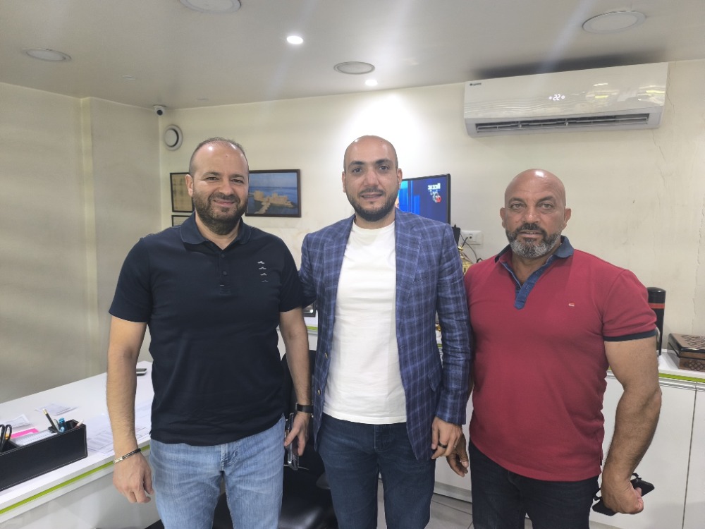 الصيدلي عمر مرجان إستقبل رئيس بلدية الصالحية جوزيف دندن وبحثا الأوضاع العامة