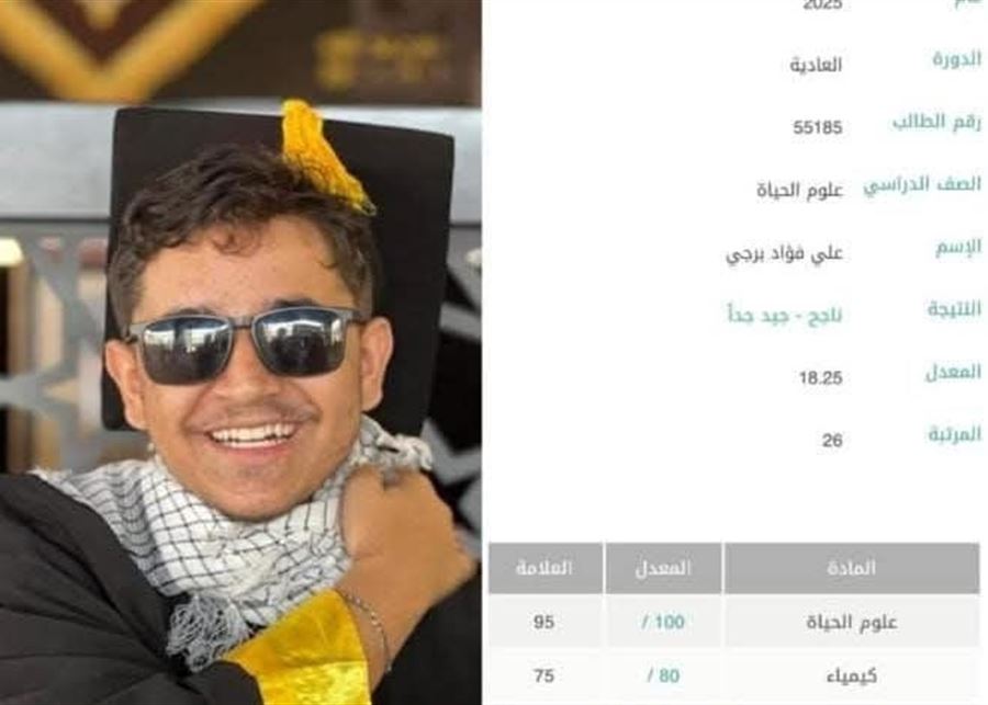 رغم الجراح.. علي ينتصر بالعلم والإرادة