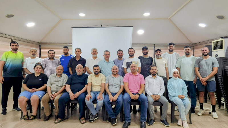 ورشة عمل لتطوير لجان وأقسام تجمع أكاديميات صيدا والجوار في مسجد حمزة - عبرا