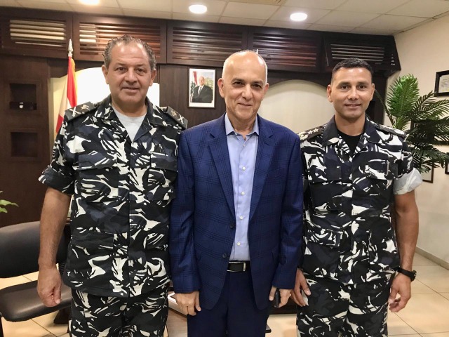 د. خالد مراد يلتقي العميد أبو ضاهر والعقيد باز