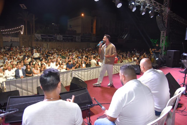 مهرجان "صيداويات" يختتم فعالياته اليوم مع الفنان محمد فضل شاكر وسط نجاح لافت