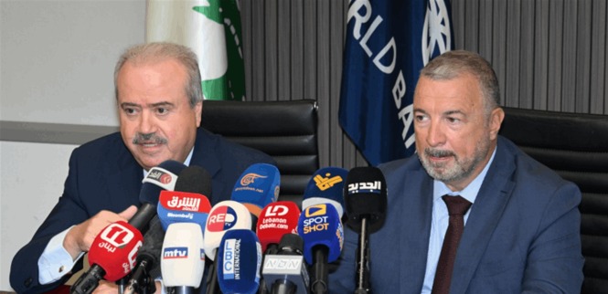 الوزير جابر يوقع اتفاقية قرض إعادة إعمار البنى التحتية مع البنك الدولي