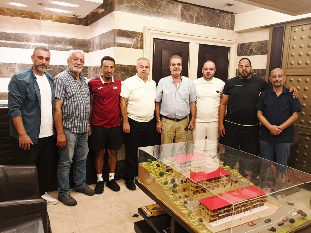 مدير عام "معطي غروب" عامر معطي يستقبل وفداً من نادي الحرية