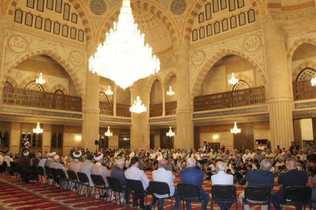 "مجمع مسجد الحاج بهاء الدين الحريري"  أقام أمسية إنشادية بذكرى المولد الشريف أحيتها "فرقة المادحين -الأخوين مزرزع"