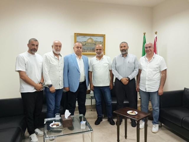 عضو مجلس بلدية صيدا عامر معطي يلتقي الدكتور بسام حمود وقيادة الجماعة الإسلامية في صيدا"