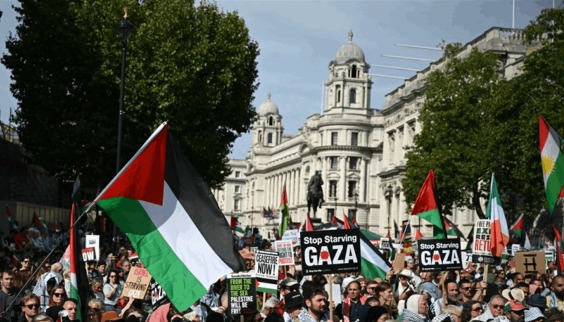 المسيرة الثلاثون لفلسطين… أضخم حشد في شوارع لندن منذ عقود