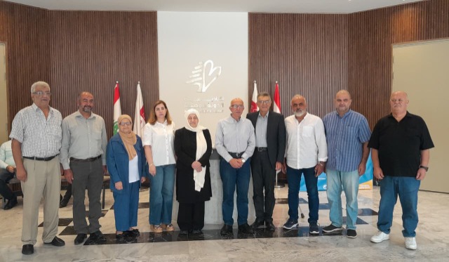 بهية الحريري استقبلت المجلس التنفيذي المنتخب لـ"إتحاد الجنوب"