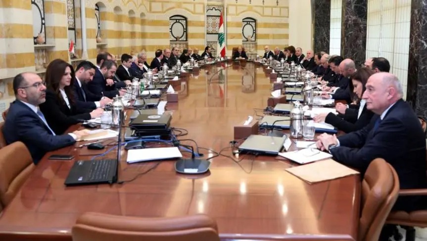 جلسة لمجلس الوزراء في بعبدا غدا