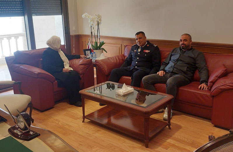 بهية الحريري تلتقي المدير الإقليمي الجديد لأمن الدولة في الجنوب العميد منير ضاهر