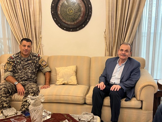 النائب البزري يستقبل المدير الإقليمي الجديد لأمن الدولة في الجنوب العميد منير ضاهر