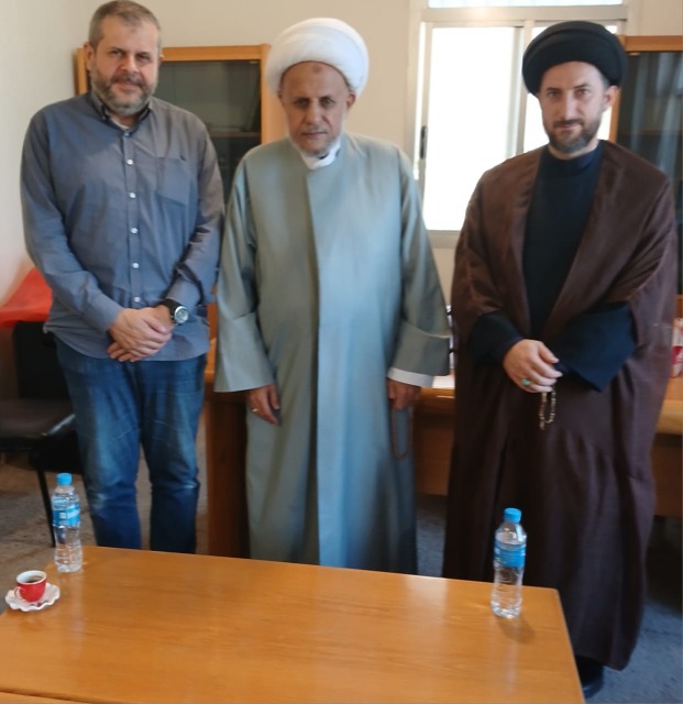 وفد من الحزب زار رئيس محكمة صيدا الشرعية الجعفرية