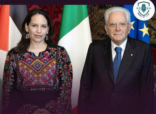 الرئيس الإيطالي يتسلم أوراق اعتماد السفيرة منى أبو عمارة كسفير مفوض فوق العادة لدولة فلسطين