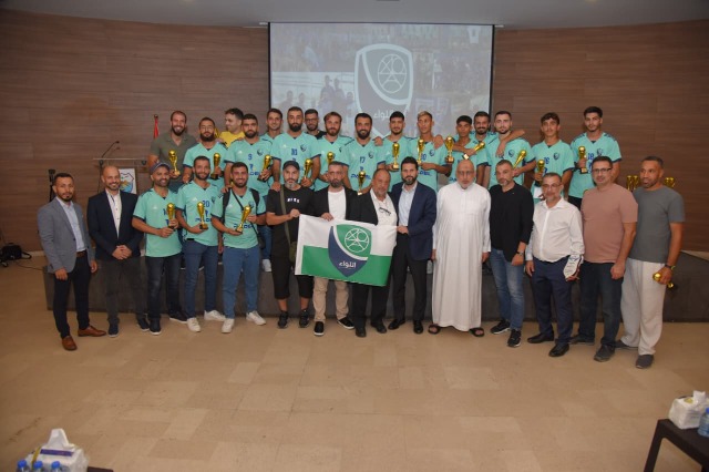 نادي اللواء الرياضي – صيدا يُكرّم أبطاله بعد التأهل التاريخي إلى دوري الدرجة الثالثة