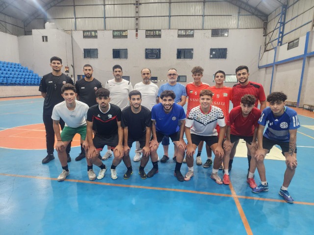 منتخب فلسطين لكرة الصالات تحت 18 عامًا – فرع الشتات يباشر تمارينه..  البقاعي يبشر اللاعبين بمستقبل واعد ويعد بدوريات للفئات العمرية