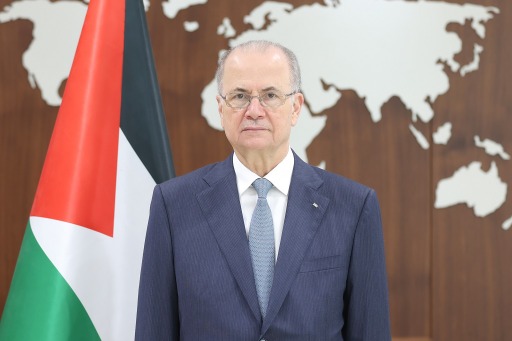 رئيس الوزراء الفلسطيني د. مصطفى : غزة جزء من دولة فلسطين وحل الدولتين هو السبيل الوحيد لتحقيق السلام والأمن