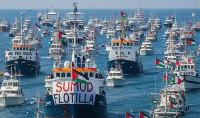 الخارجية الفلسطينية  تدين اعتداء الاحتلال على "أسطول الصمود" وتعتبره انتهاكا للقانون الدولي