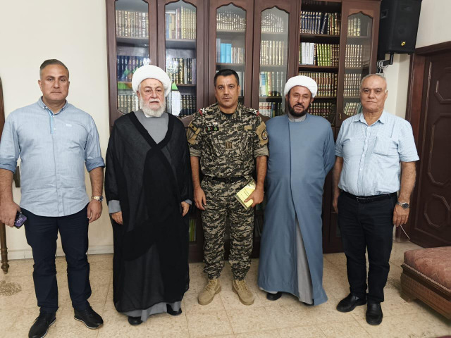 المفتي عسيران يستقبل المدير الإقليمي الجديد لأمن الدولة في الجنوب العميد ضاهر