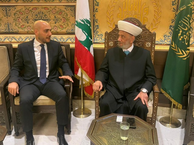 المفتي دريان يستقبل عمر مرجان