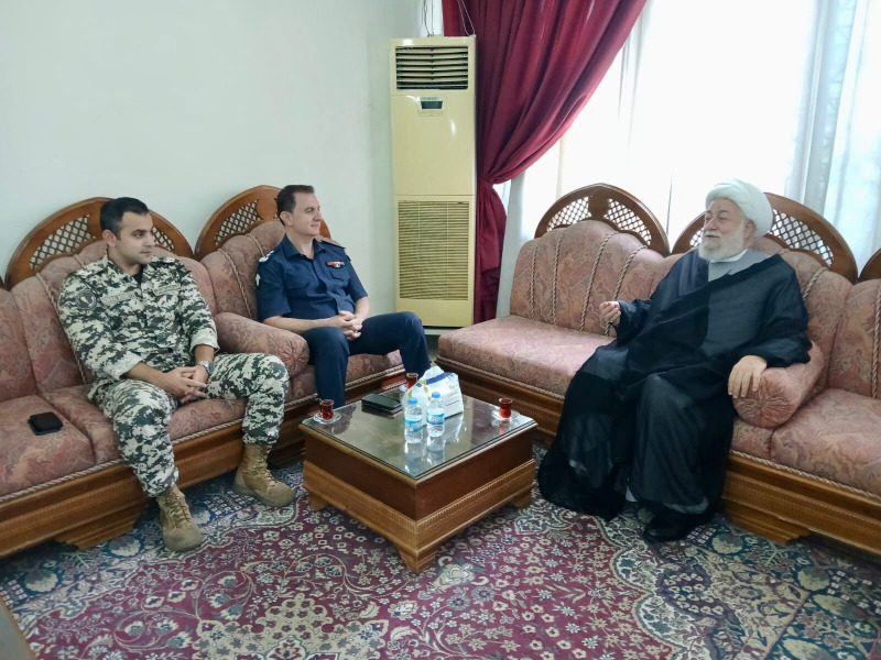 المفتي عسيران يستقبل العقيد علي حلاوي