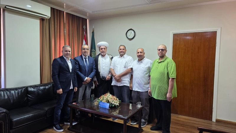 المفتي سوسان يستقبل وفد "المقاصد" - صيدا